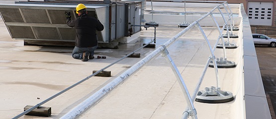 Safety Rail System with Precise Fit Rail Sections